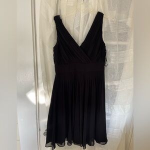 NWT Lauren Ralph Lauren little black dress Size 8
Pleated and lined